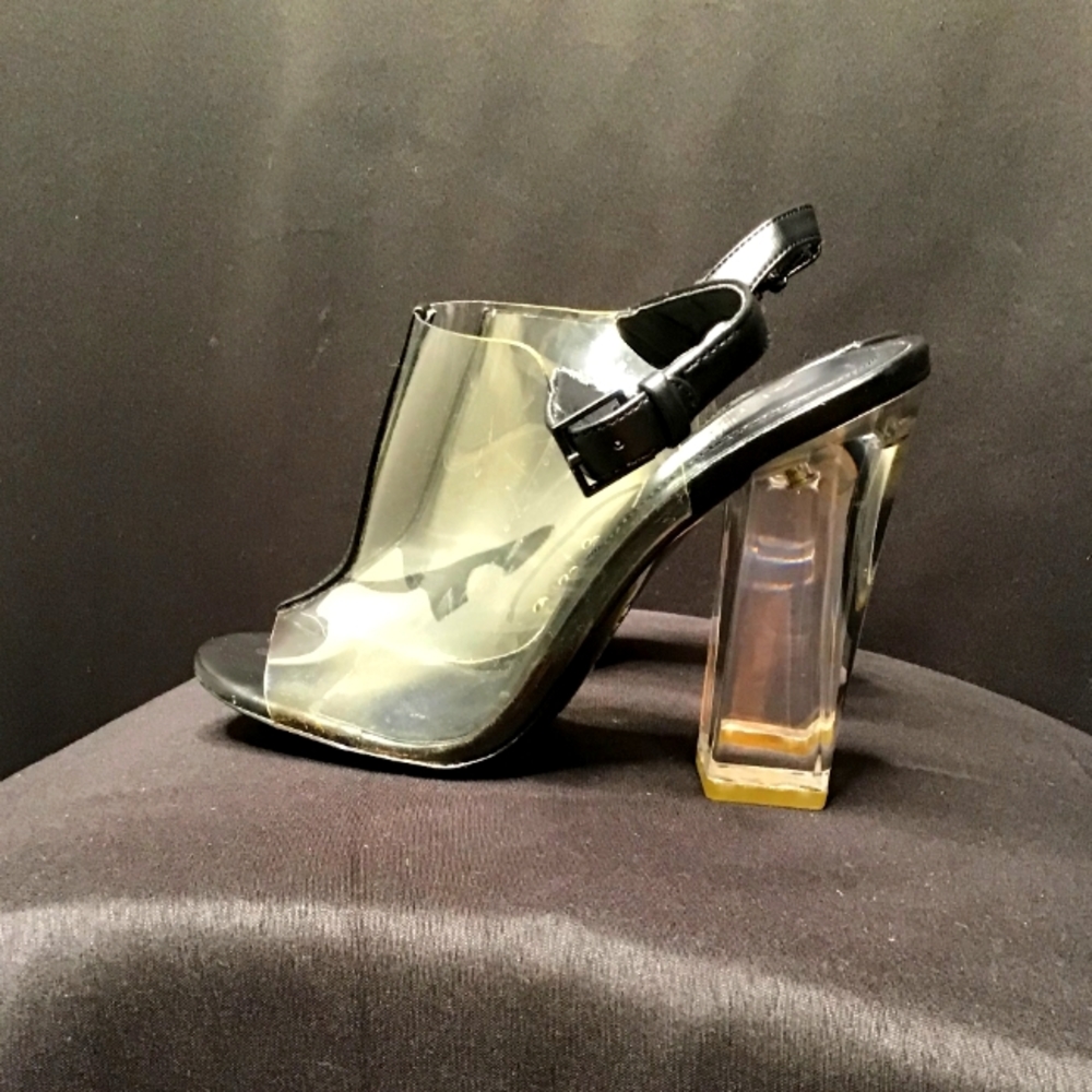 Womens Clear Aldo High Heels (Size 6.5)